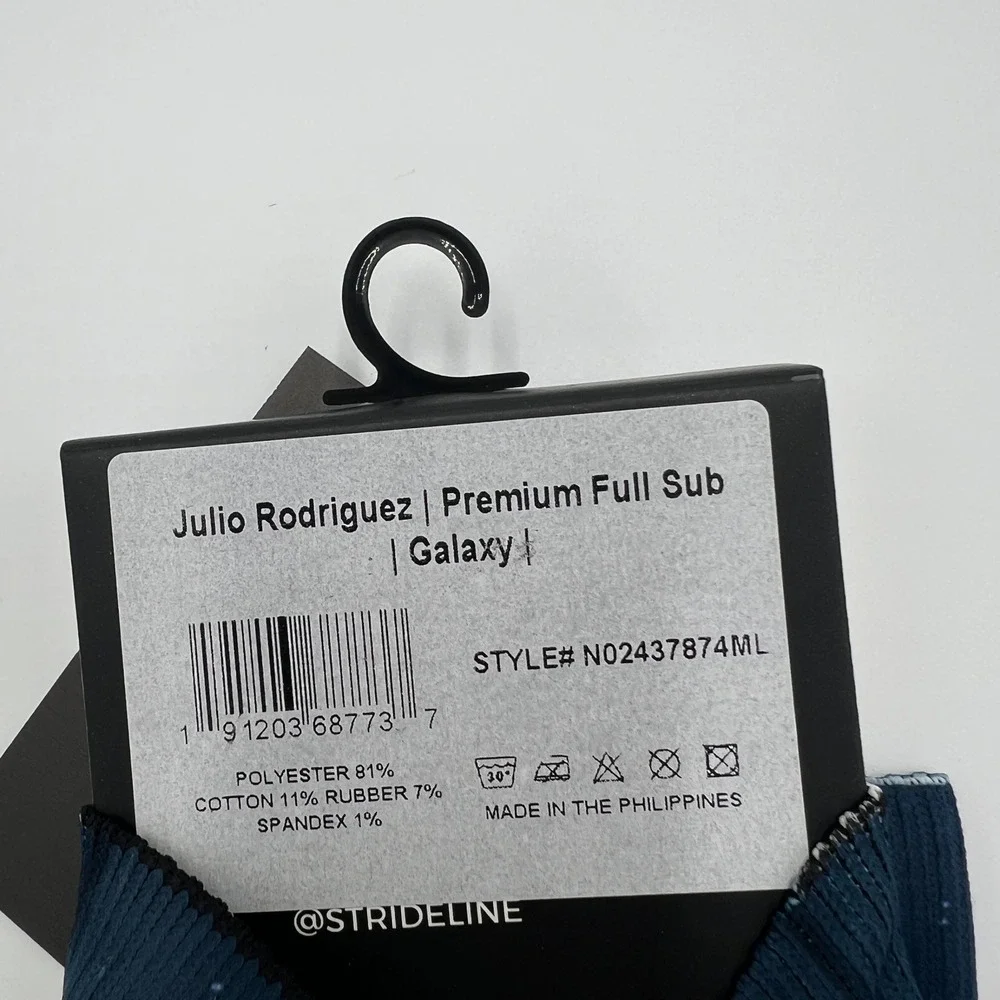 Strideline‎ Julio Rodriguez Seattle Mariners Galaxy Premium Full Sub Socks M/L